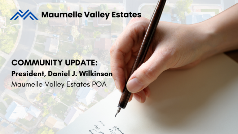 Community Update from Daniel J. Wilkinson, POA President